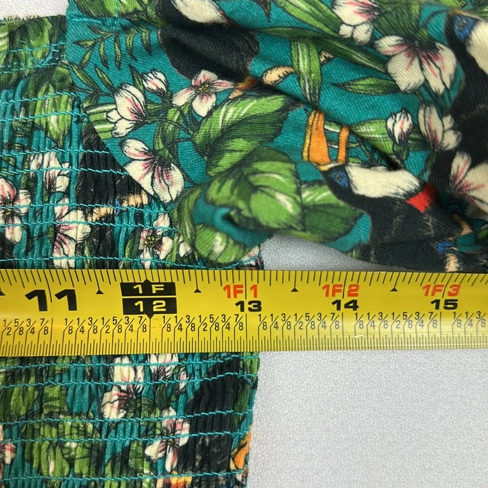 Dolan Anthropologie Smocked Toucan Top - Picture 8 of 8